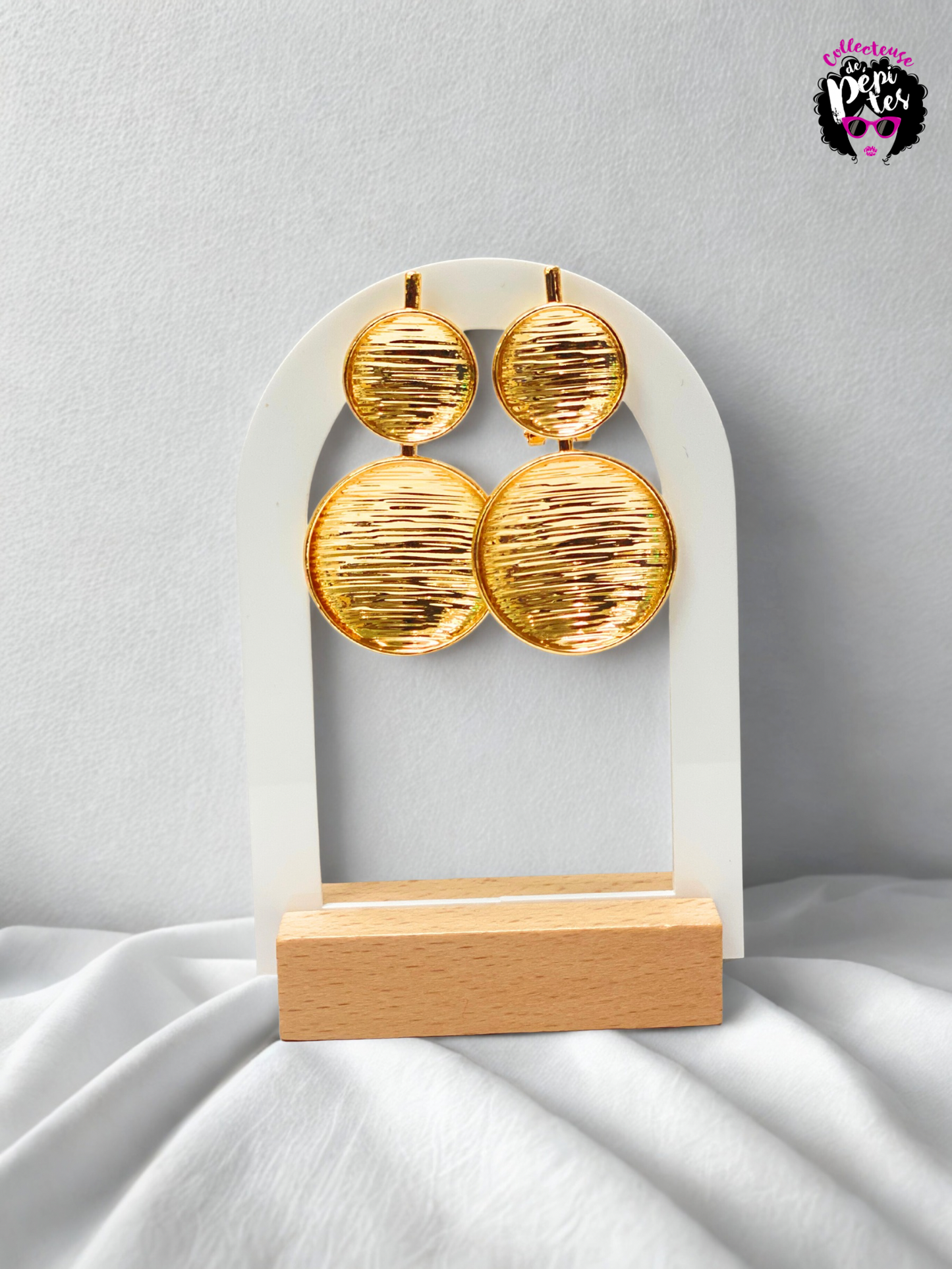 Boucles d’oreilles plaqués Or