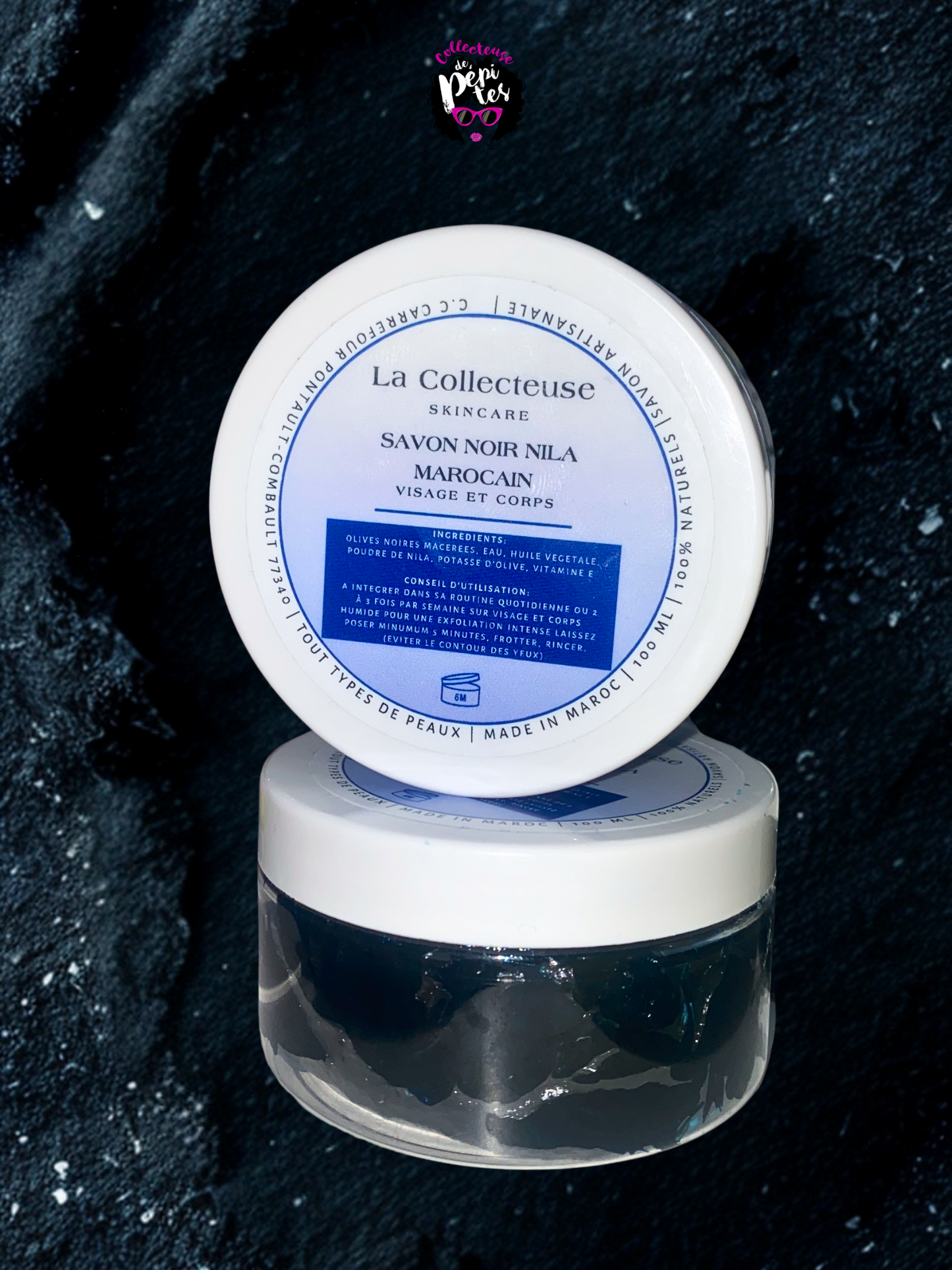 Savon noir Nila bleu