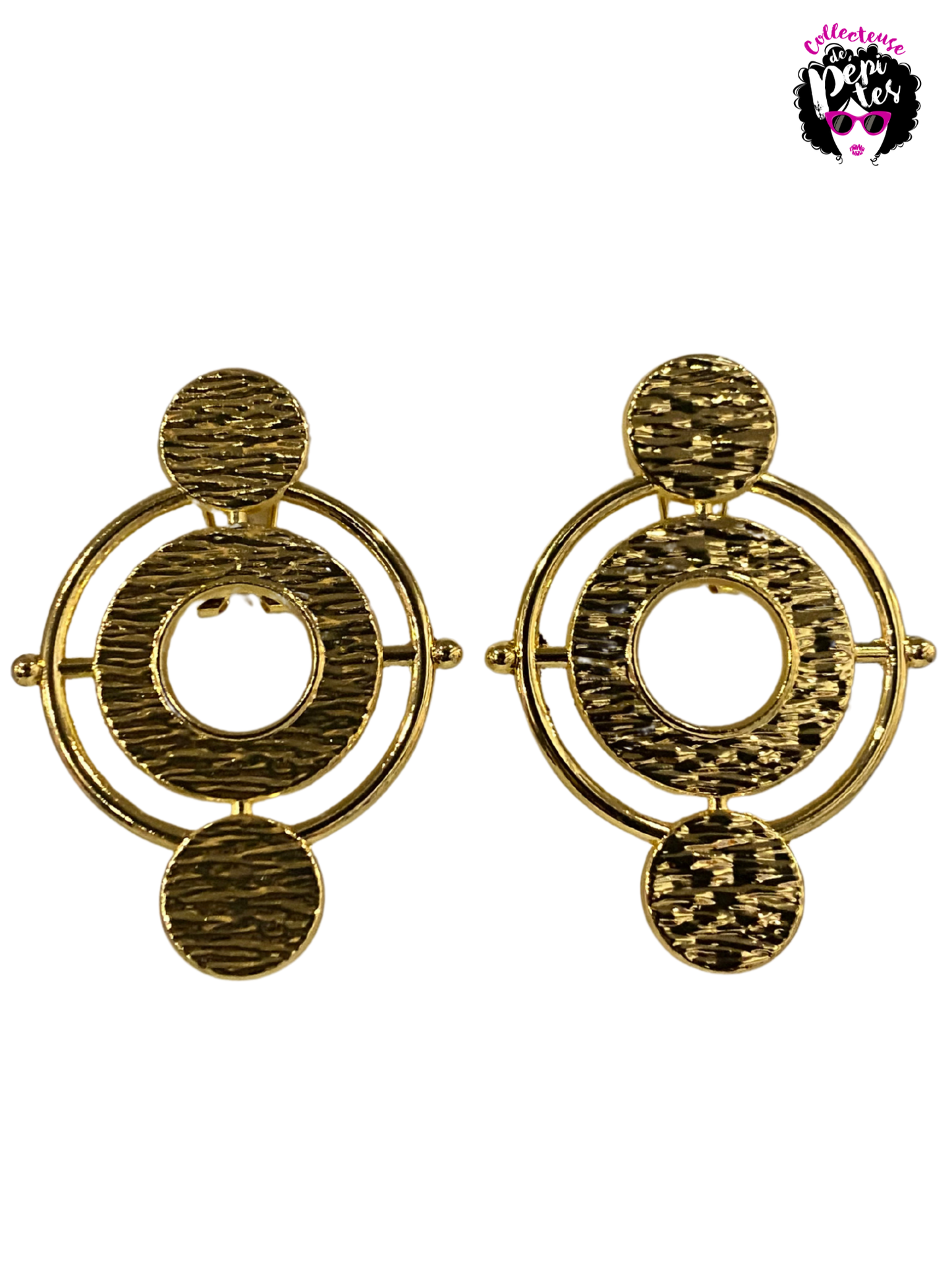 Boucles d’oreilles plaqués Or