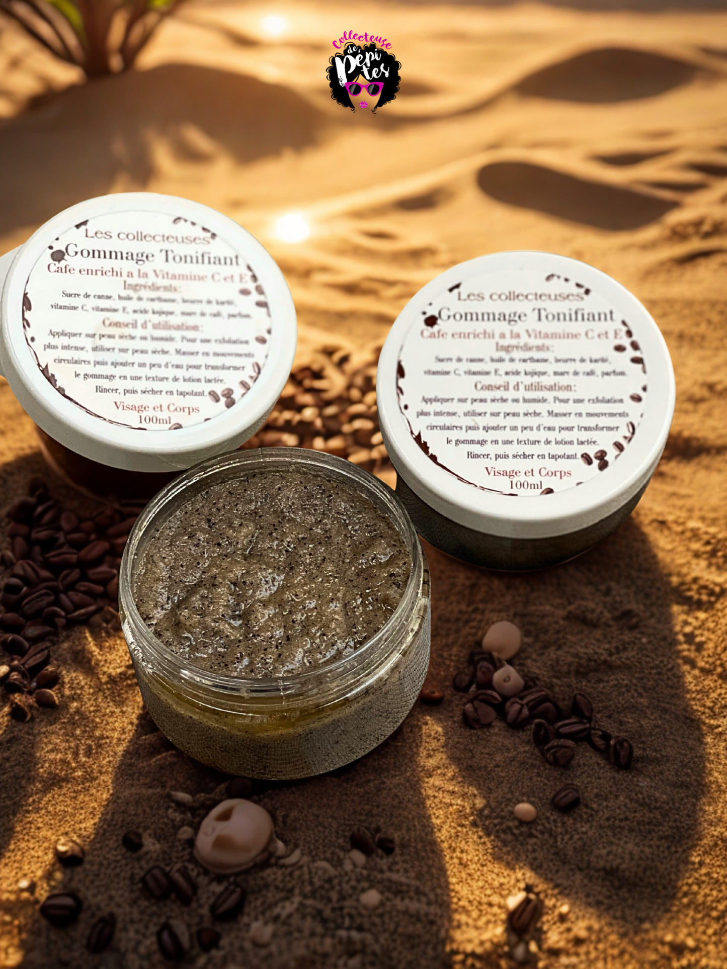 Gommage tonifiant au café
