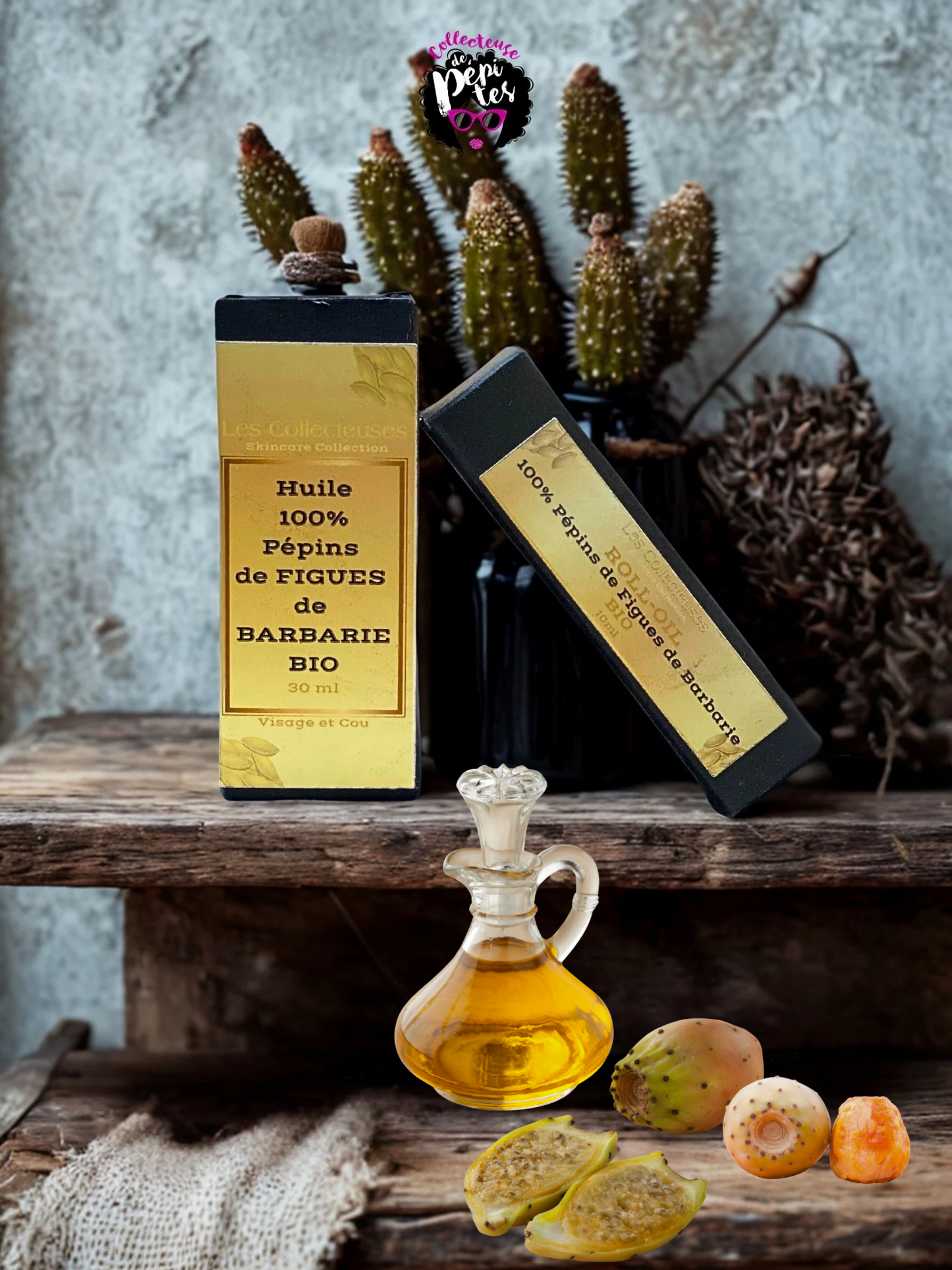 Huile 100% pépins de figue de Barbarie BIO
