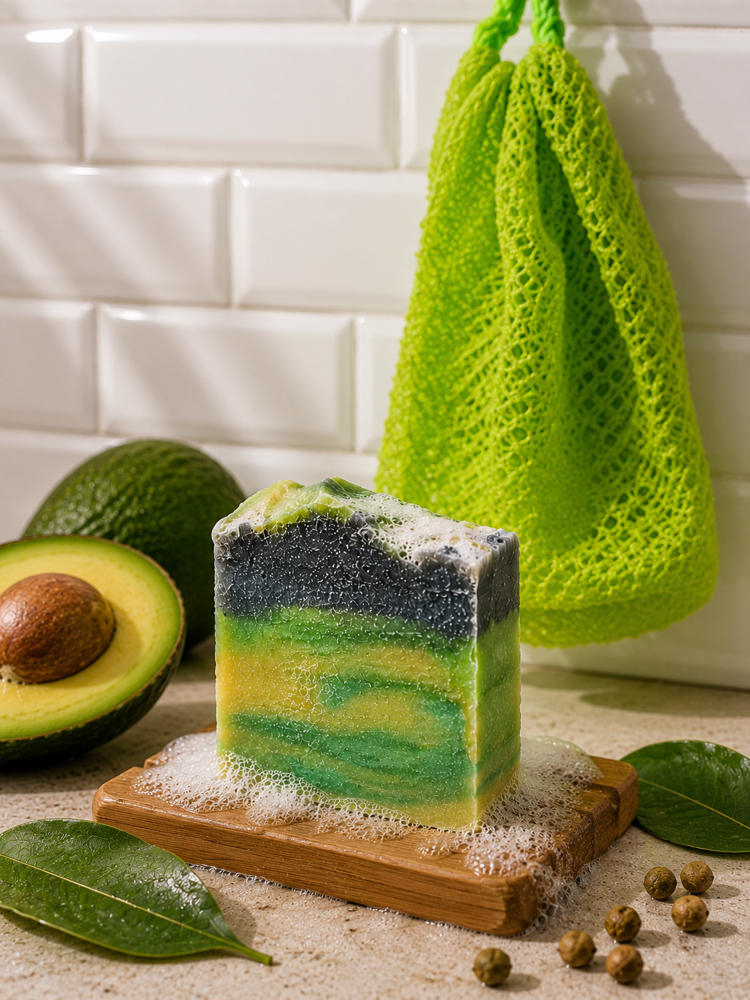 Savon artisanal à l’huile d’avocat