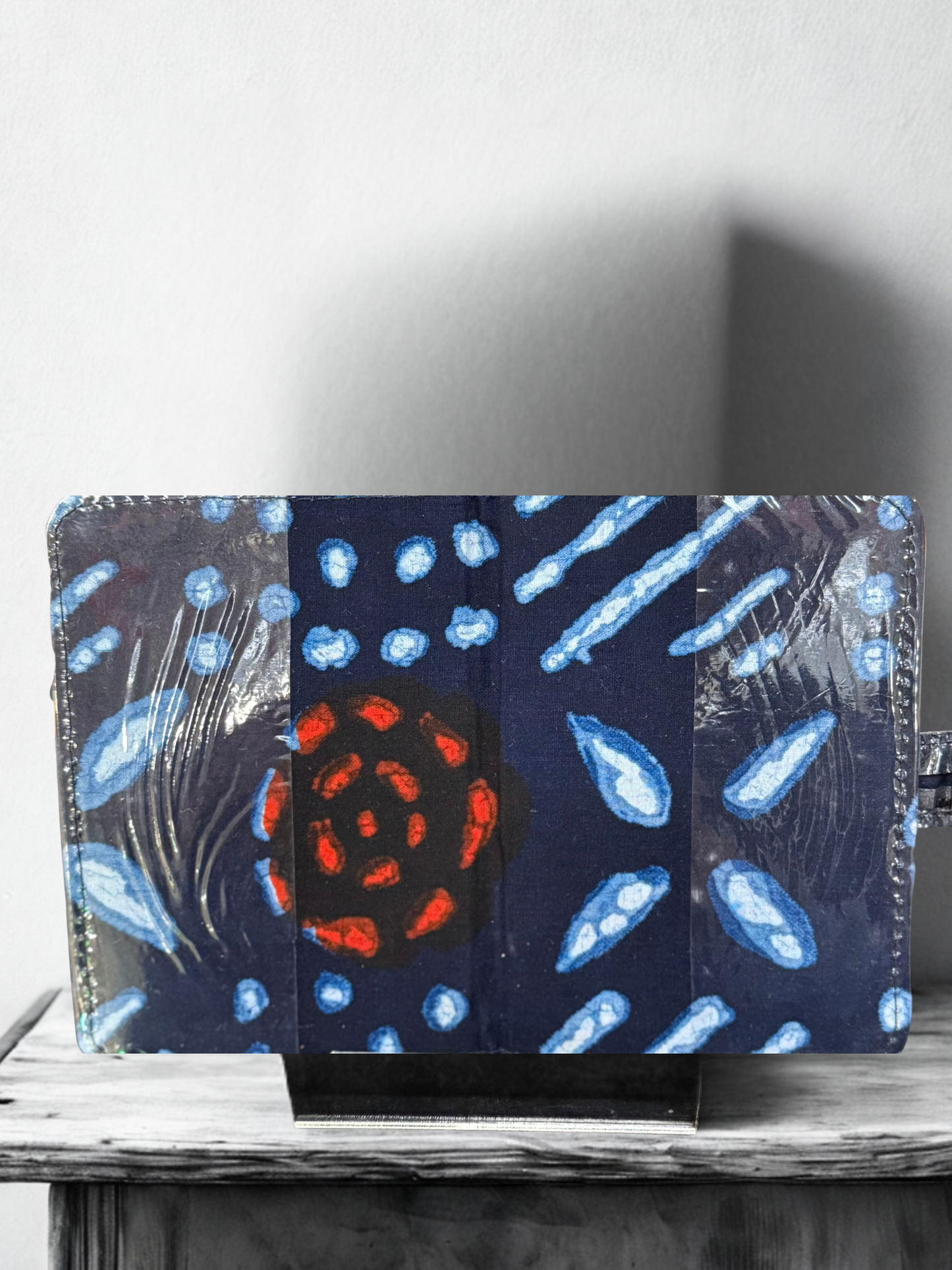 Etui passeport en Wax