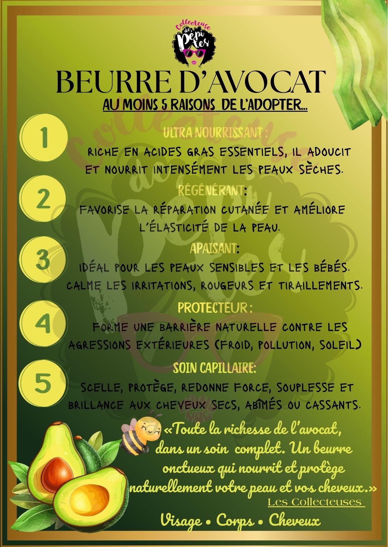 Beurre d'avocat