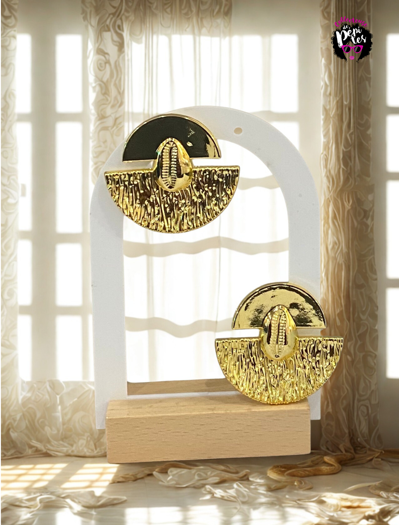 Boucles d’oreilles plaqués Or