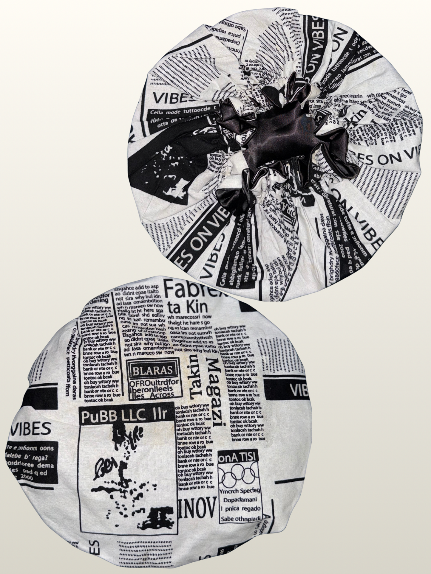 Bonnet en Wax & Satin