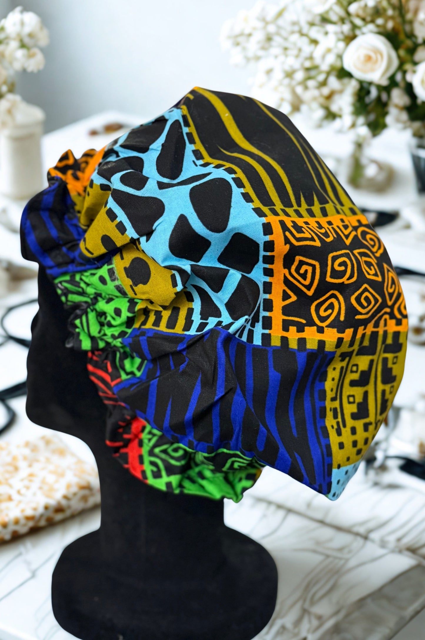 Bonnet en Wax & Satin