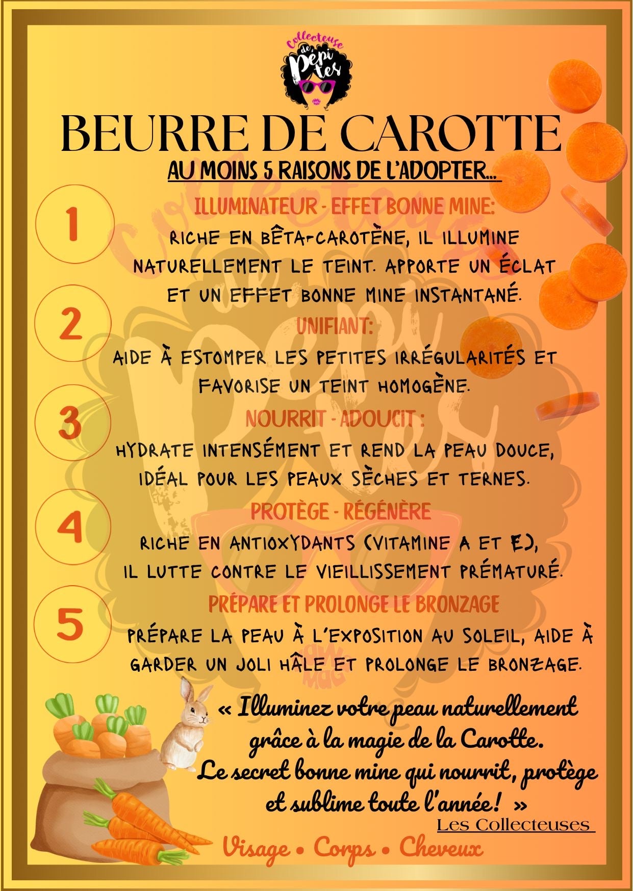 Beurre de carotte