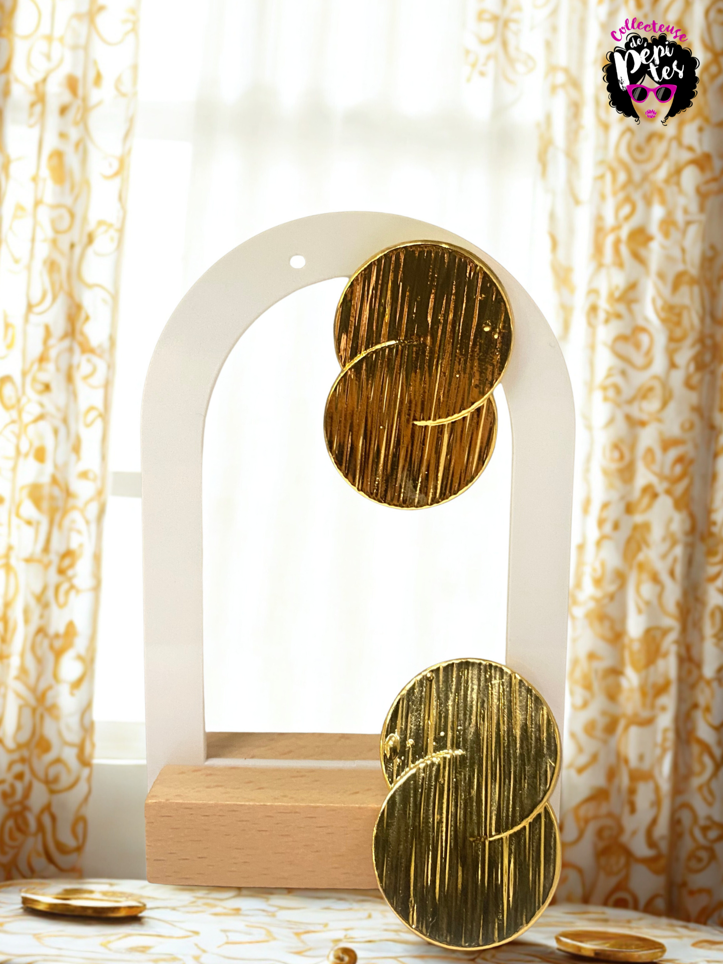 Boucles d’oreilles plaqués Or