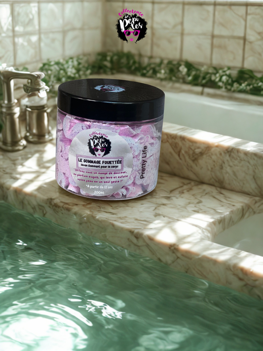 Le gommage fouettée