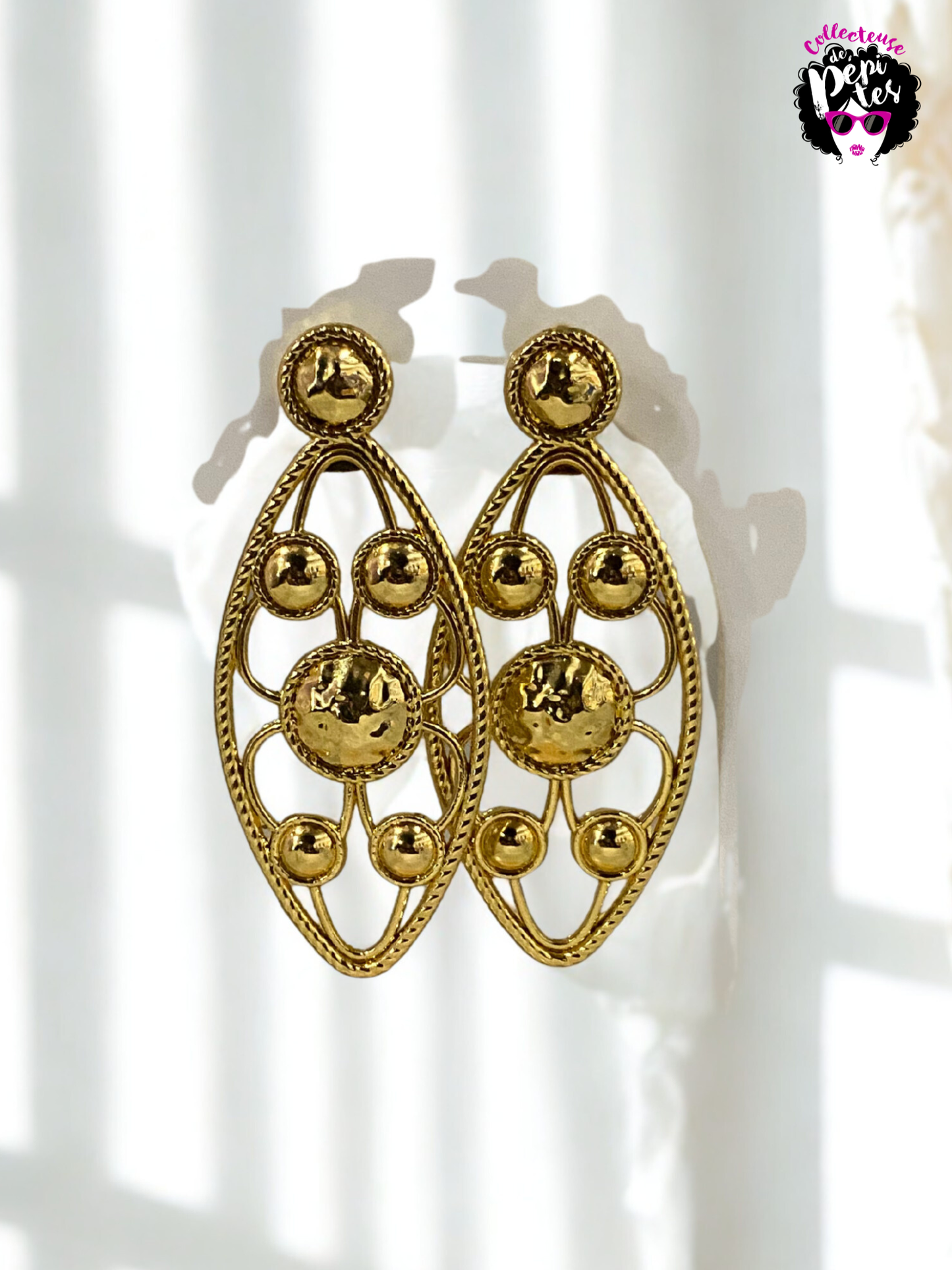 Boucles d’oreilles plaqués Or