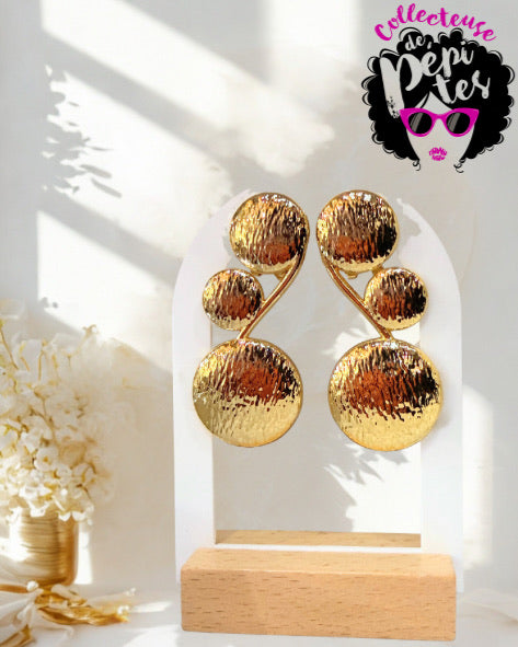 Boucles d’oreilles plaqués or