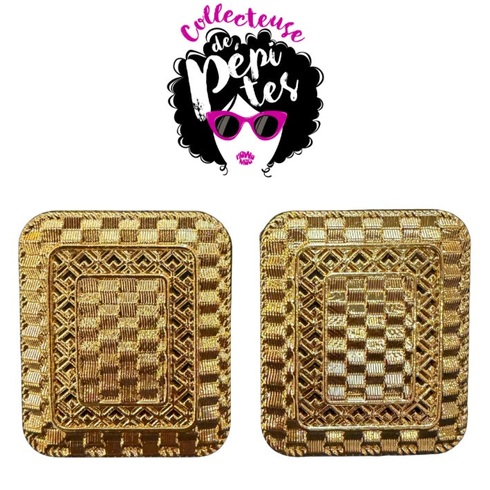 Boucles d’oreilles plaqués or