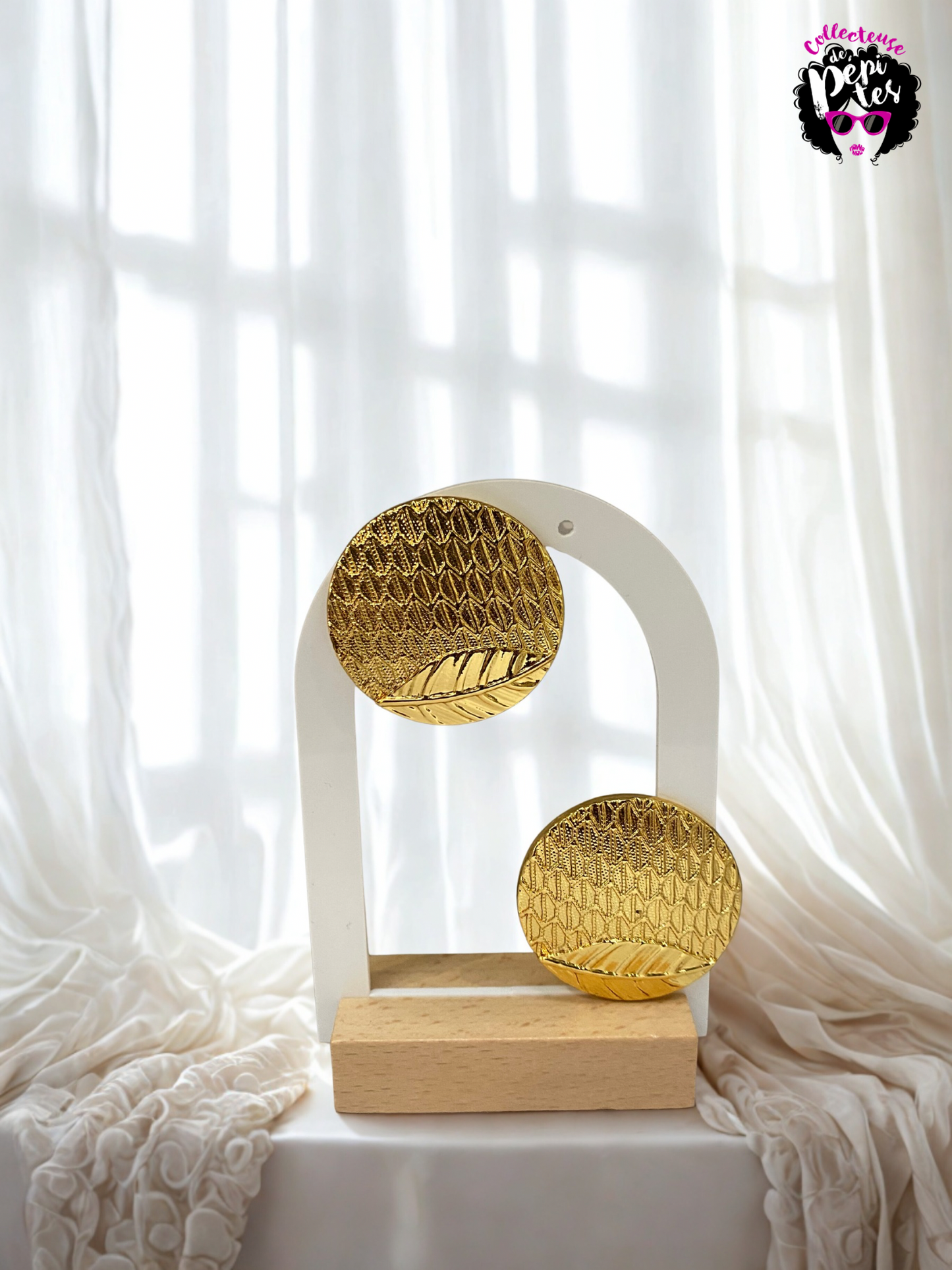 Boucles d’oreilles plaqués Or