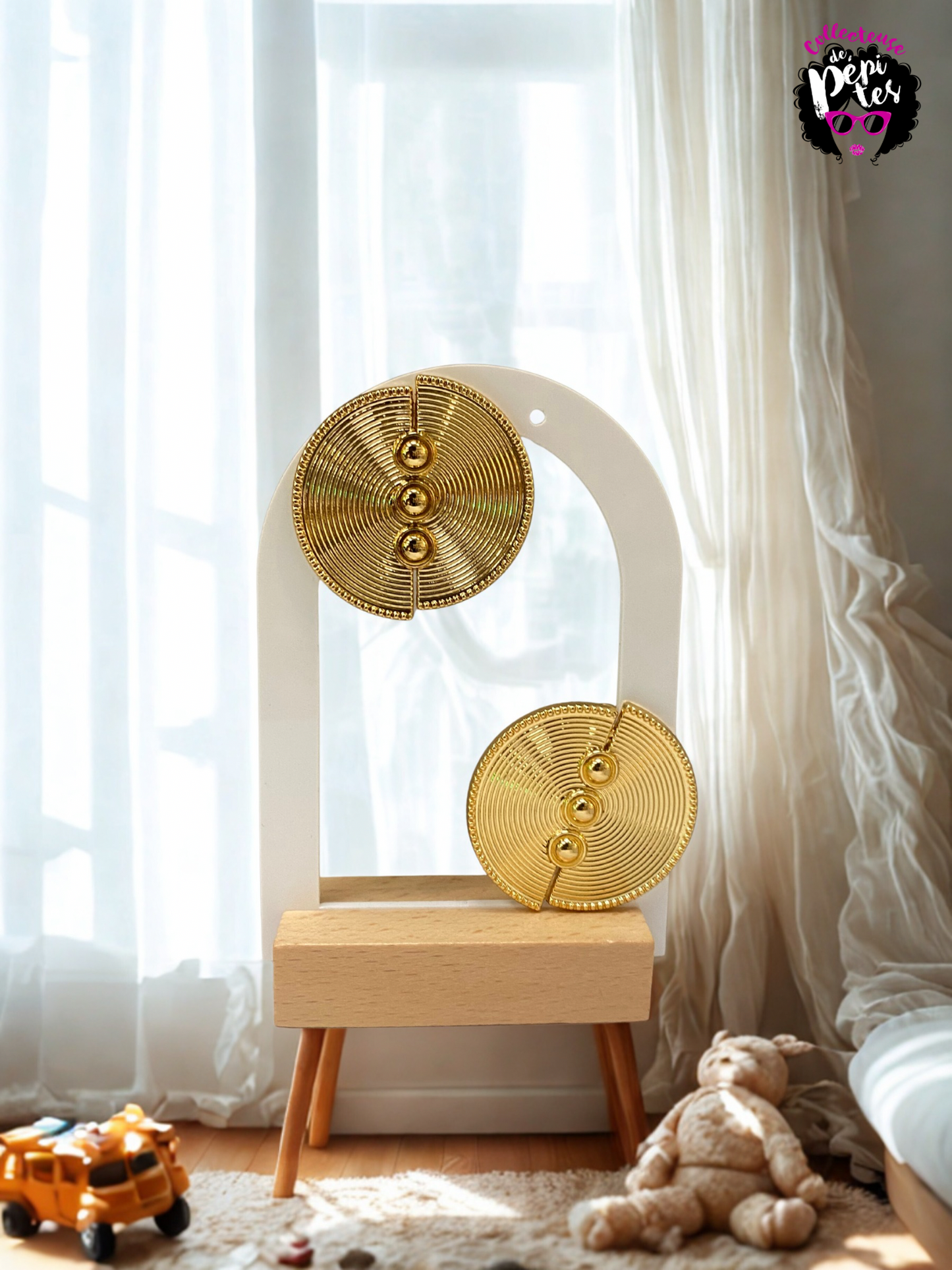 Boucles d’oreilles plaqués Or