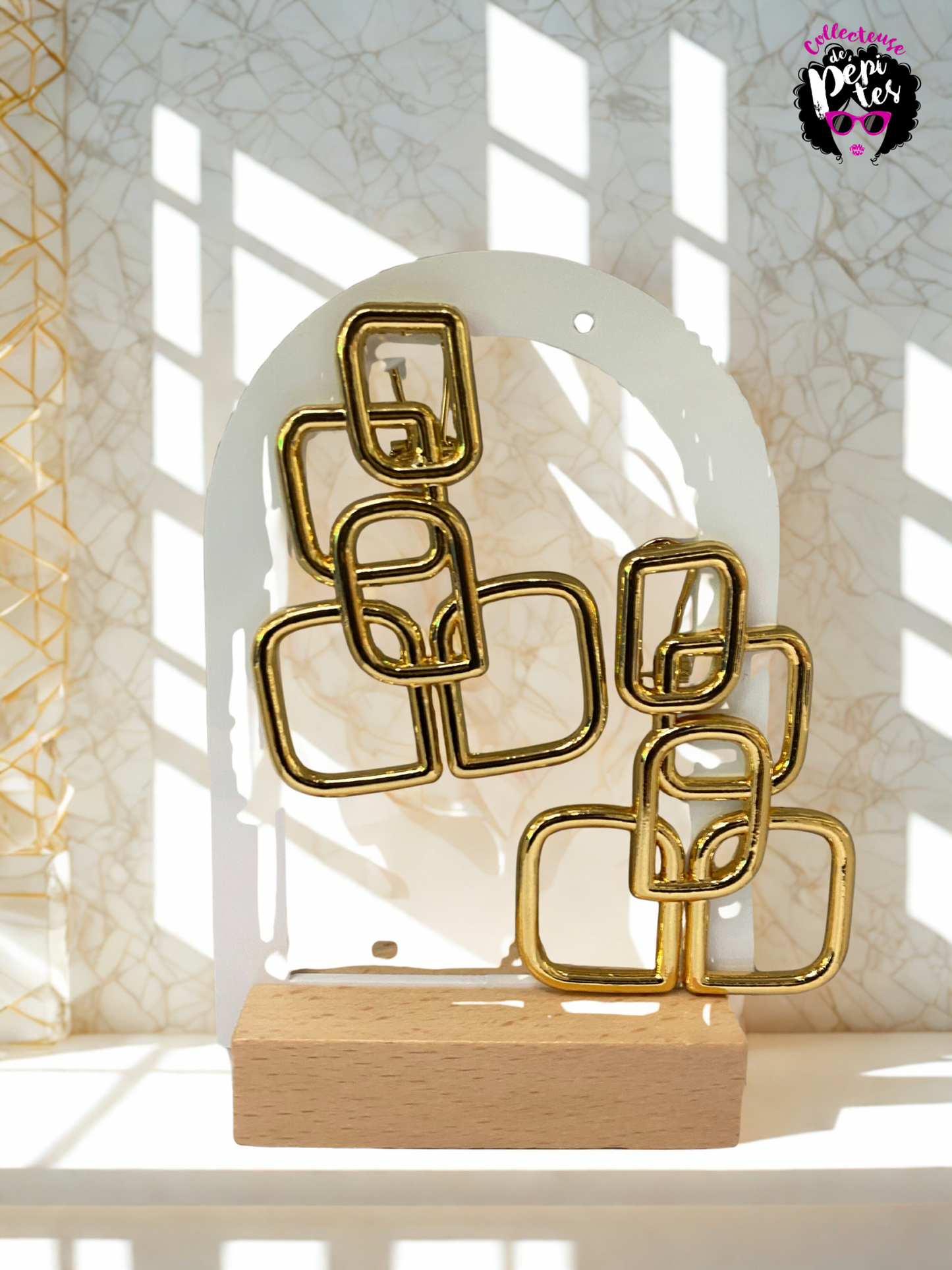 Boucles d’oreilles plaqués Or