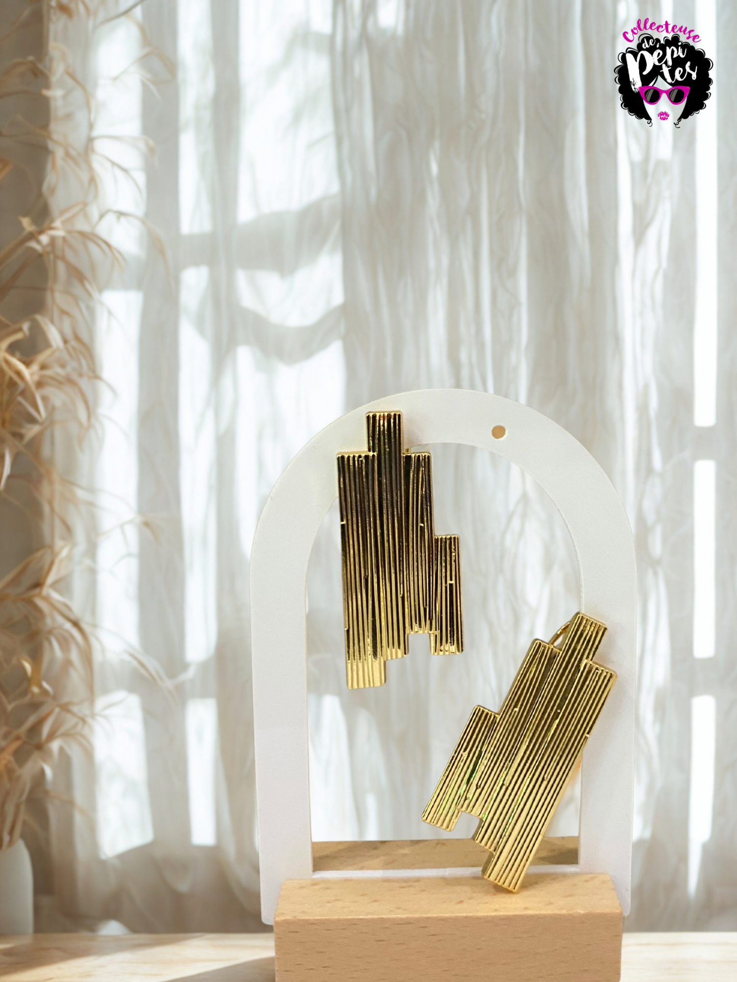 Boucles d’oreilles plaqués Or