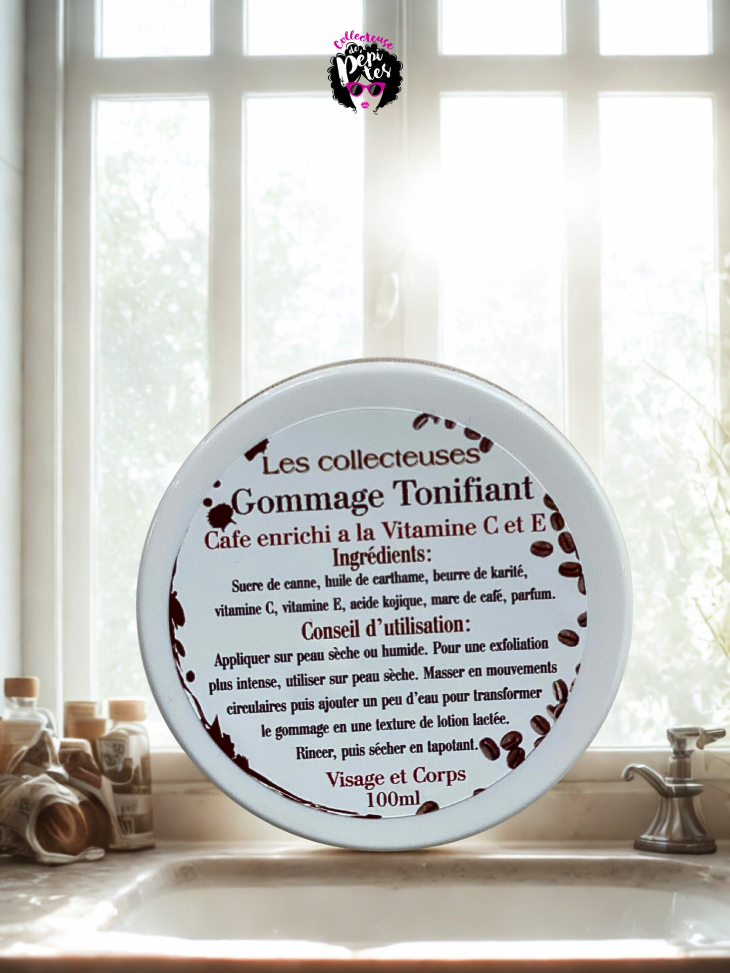 Gommage tonifiant au café