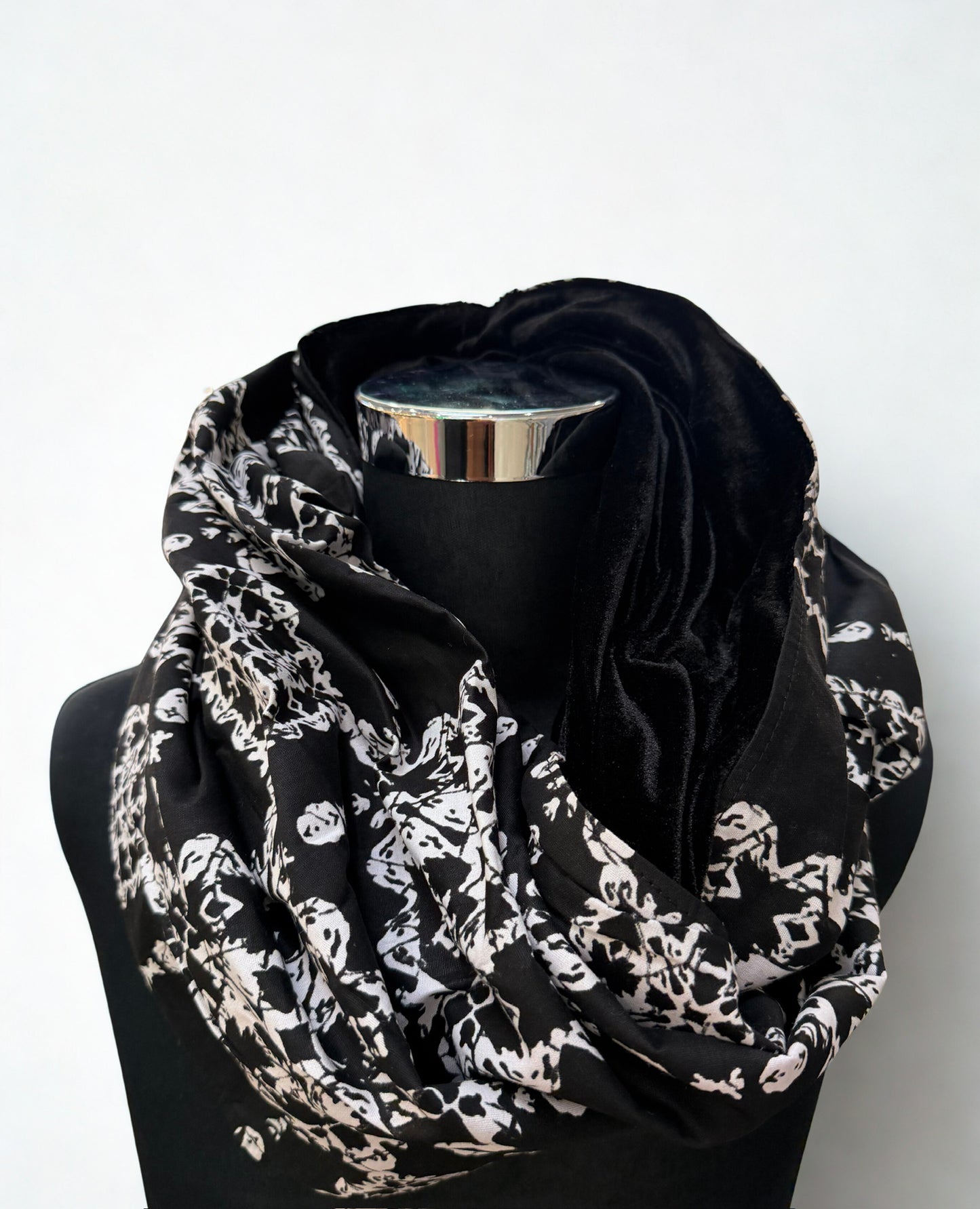 Snood oversize en Wax & Velours