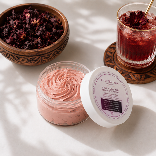 Crème chantilly à la fleur d’hibiscus