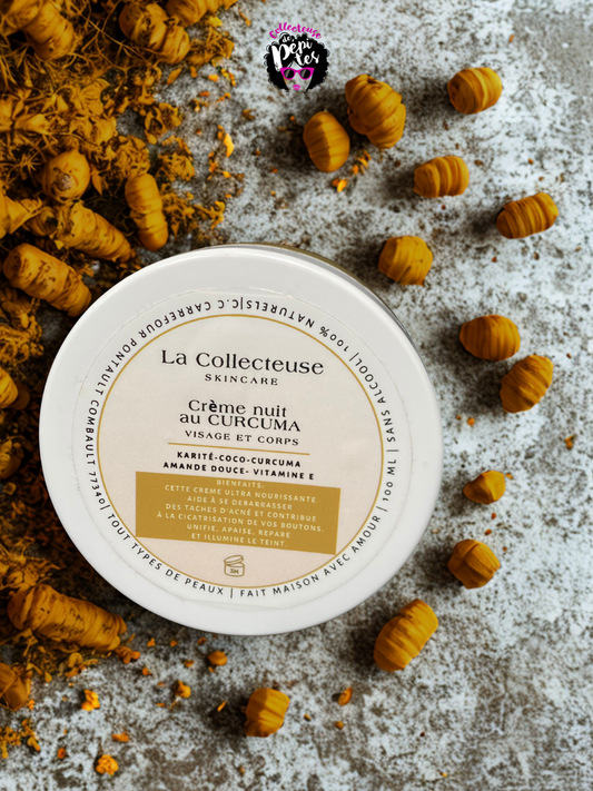 Crème de nuit au Curcuma