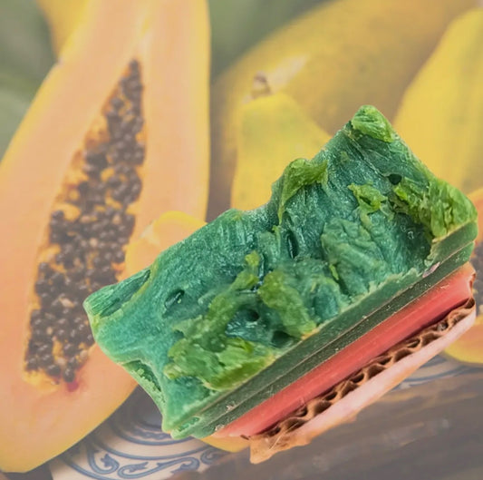 Savon artisanal à l’extrait de papaye