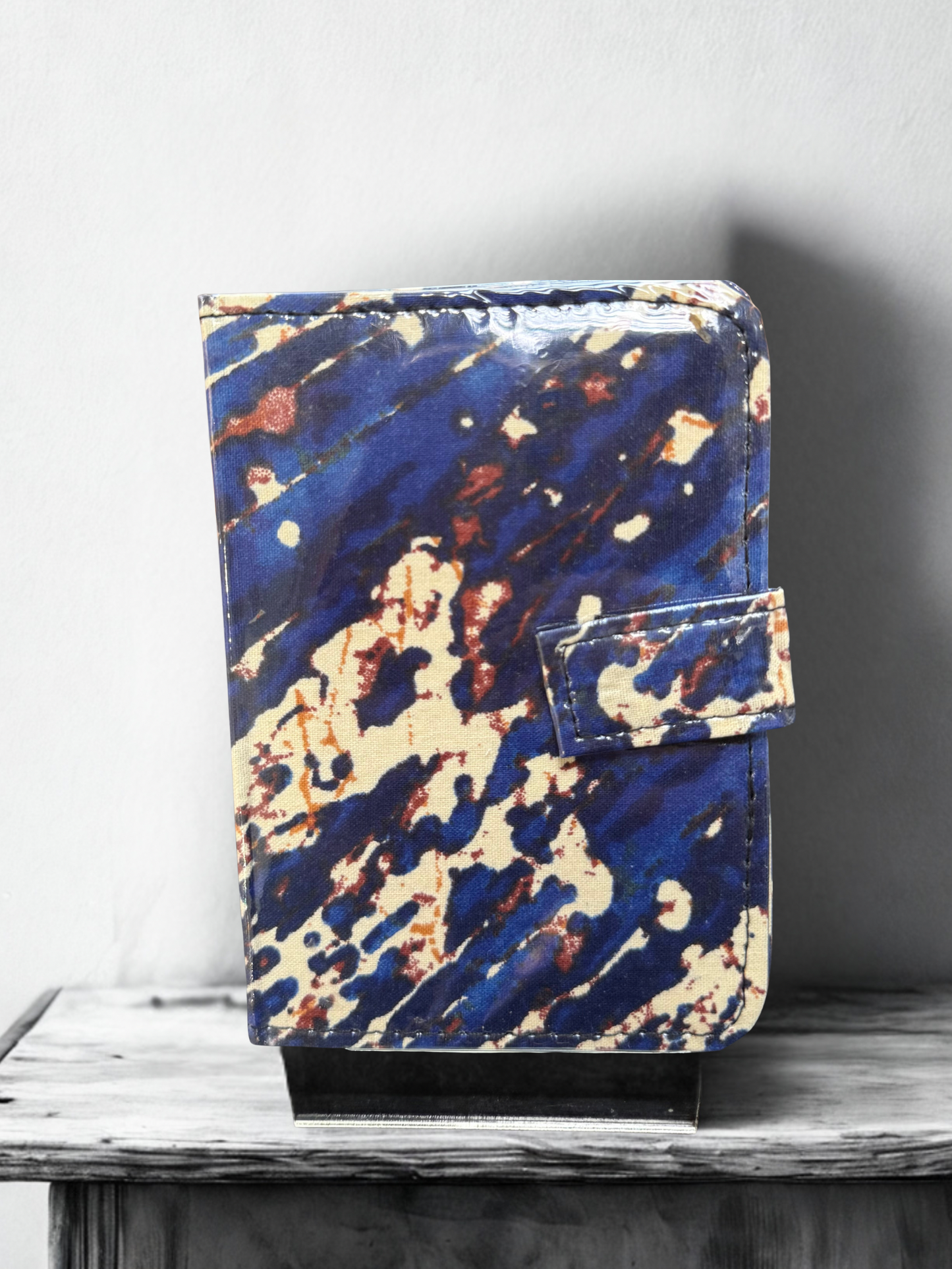 Etui passeport en Wax