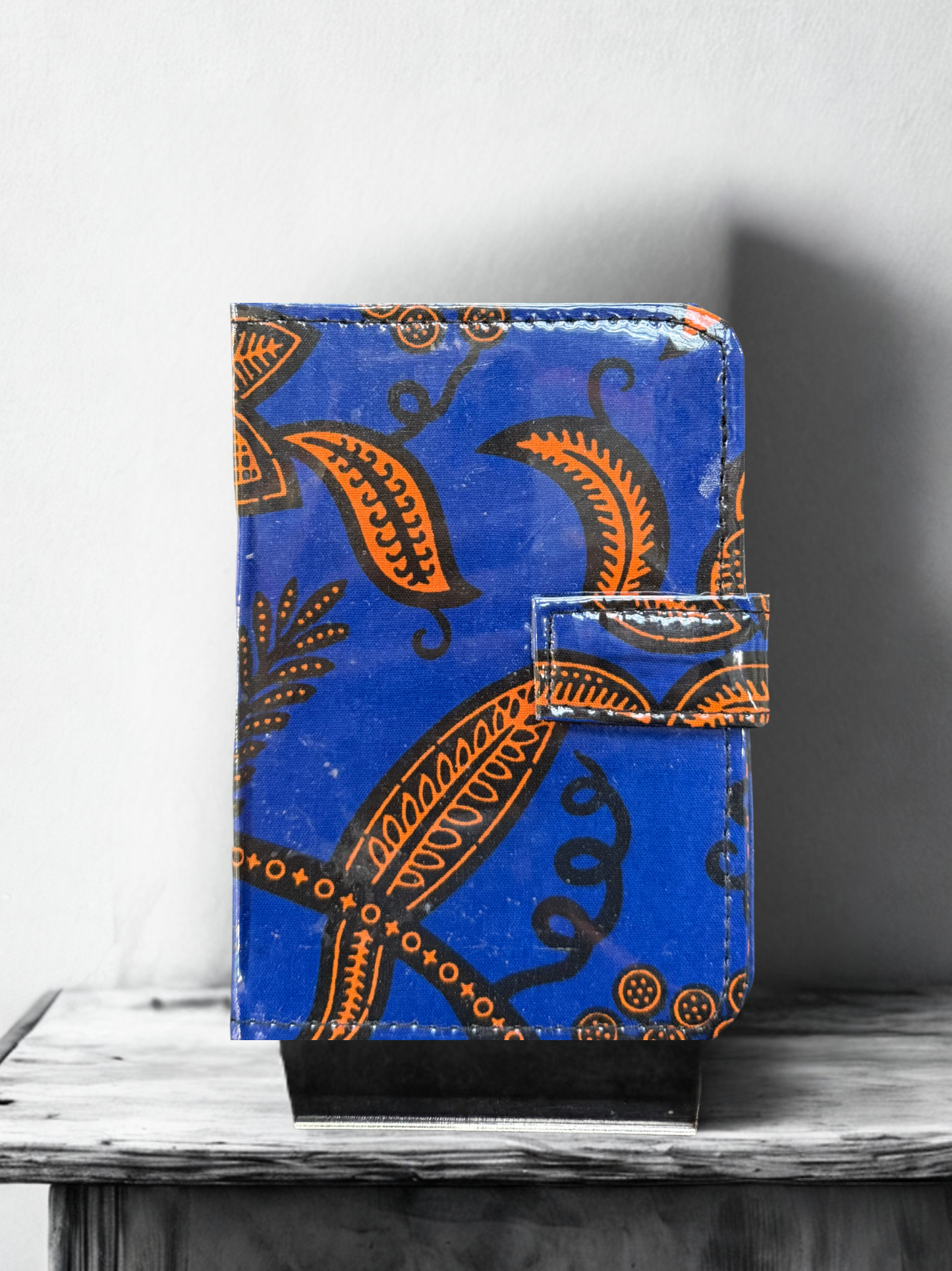 Etui passeport en Wax