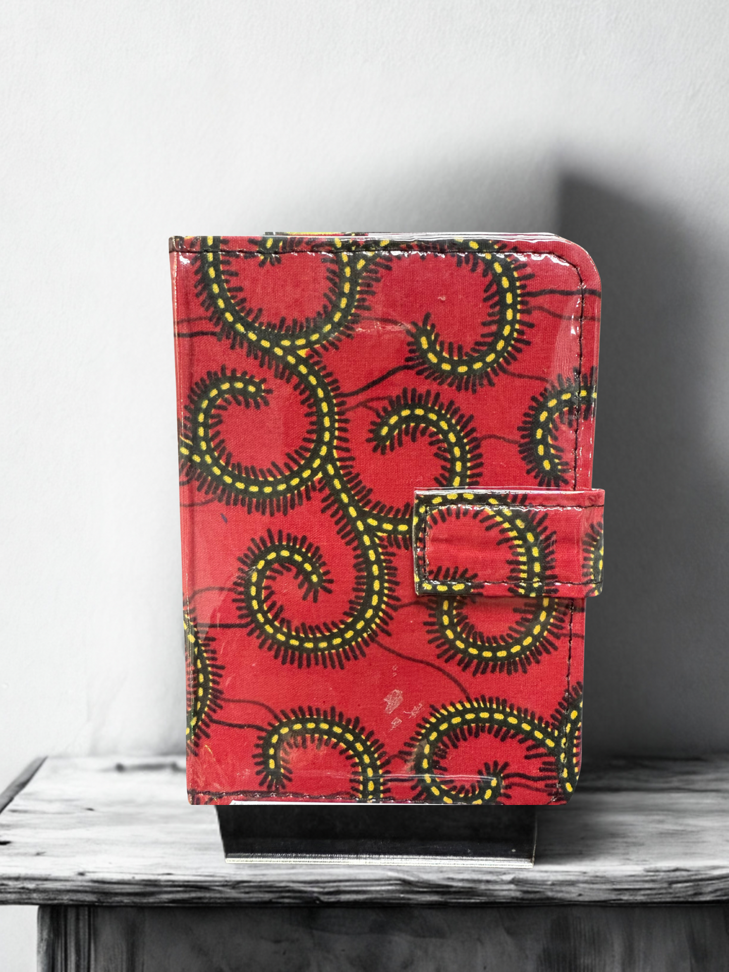 Etui passeport en Wax