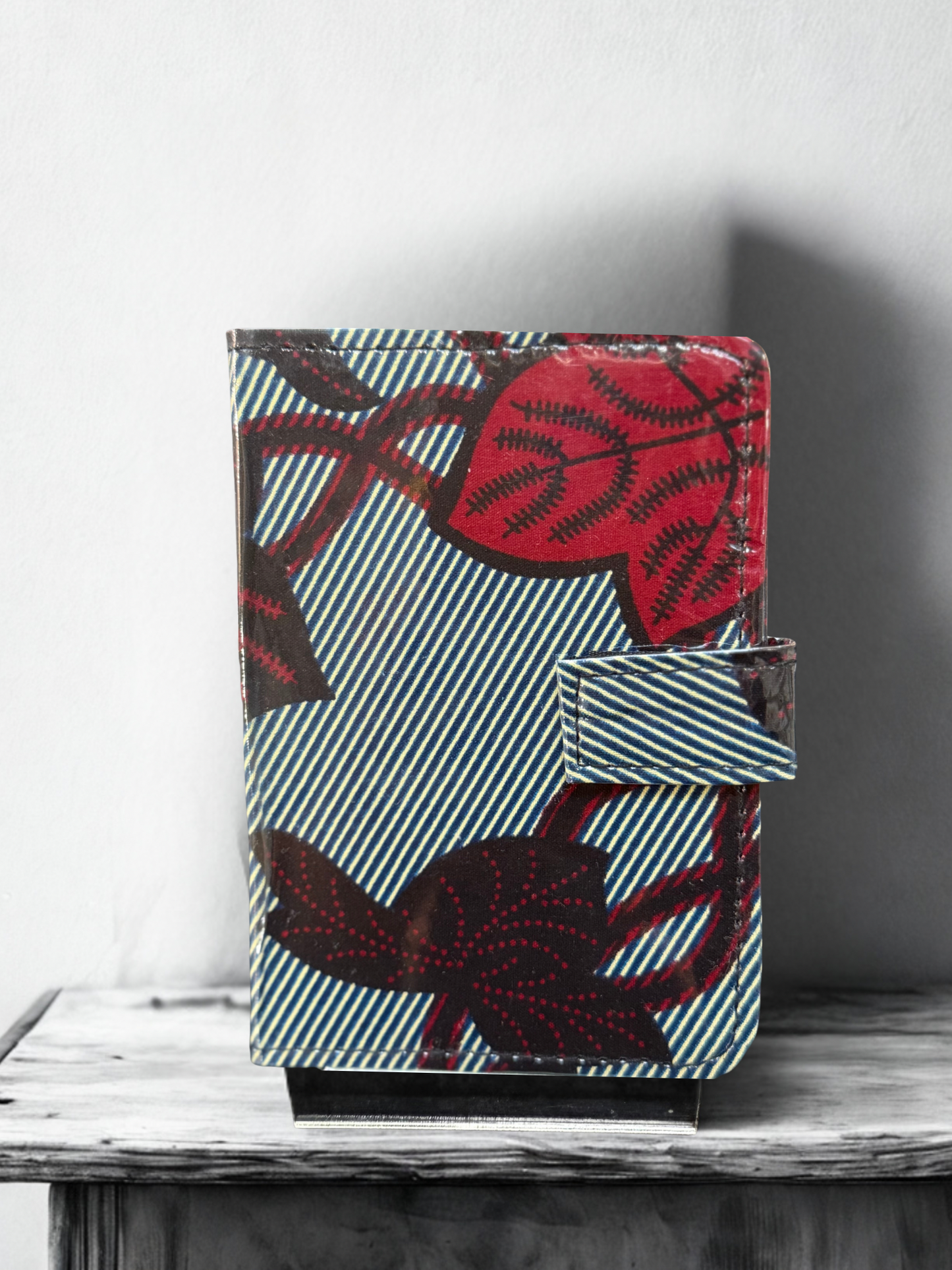 Etui passeport en Wax