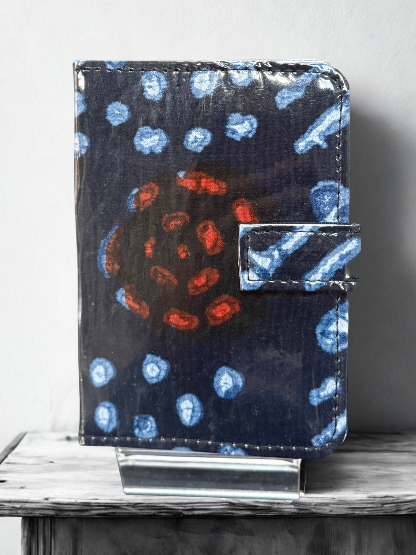 Etui passeport en Wax