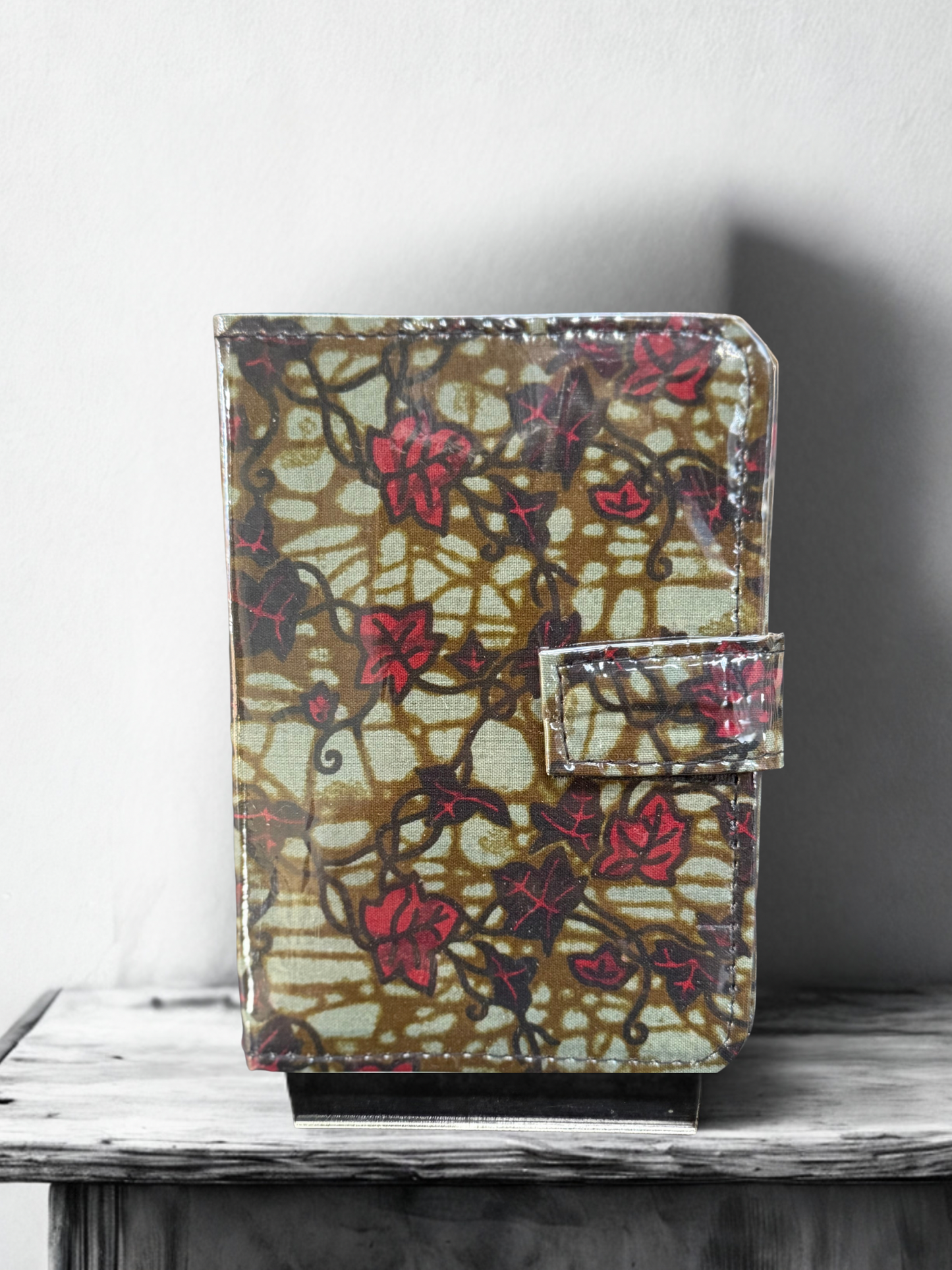 Etui passeport en Wax