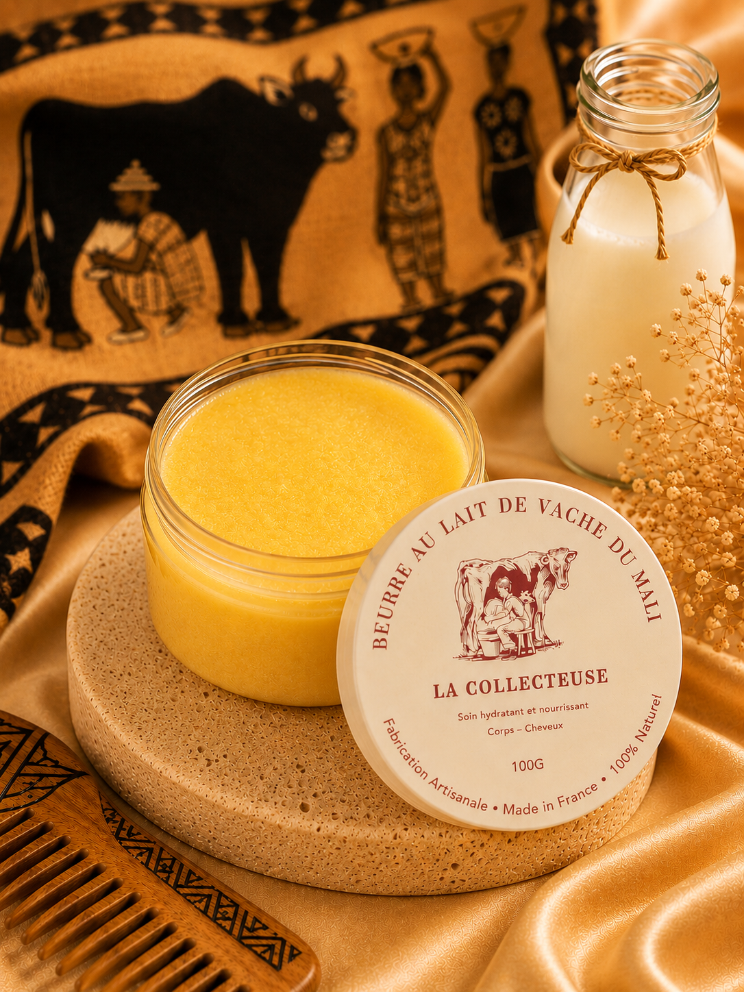 Beurre au lait de vache du MALI (100G)