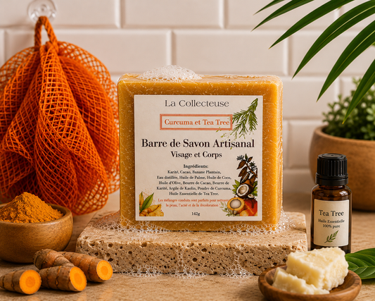 Savon au curcuma et arbre à thé (tea tree)